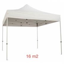 Tente de réception pliable 16 m² PRO : 4m x 4m (Non installée)