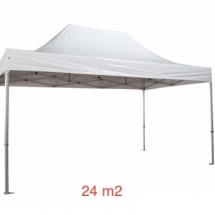 Tente de réception pliable 24 m² PRO : 4m x 6m (Sans mur ni poids)