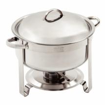 Pack Chafing Dish Rond + 1 Gel combustible - Capacité Bac : 7,5 litres 