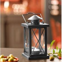 Lanterne noire 19 cm 