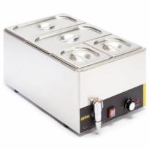 Bain-marie avec robinet + bacs fournis - 1300W