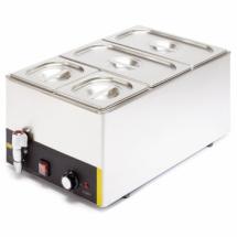 Bain-marie avec robinet + bacs fournis - 1300W