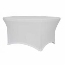 Housse Lycra Blanche pour Table Ronde  Ø 152 CM