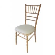 Chaise Chiavari en Bois Cérusé  + Galette Offerte 