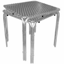 Table carrée ALU 70 cm x 70 cm (Hauteur 70 cm)