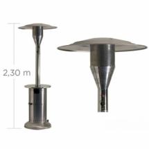 Parasol Chauffant au GAZ  14 kW avec tablette (Sans Bouteille)