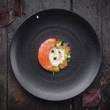 Assiette Black Stone Ø 21 cm Guy Degrenne - Entrée et/ou Dessert