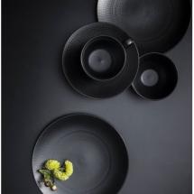 Assiette Black Stone Ø 21 cm Guy Degrenne - Entrée et/ou Dessert