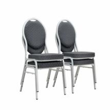Chaise Banquet Extra-Confort Noire