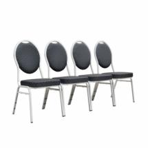 Chaise Banquet Extra-Confort Noire