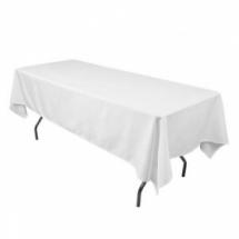 Nappe rectangulaire blanche Unie  - 175 cm x 300 cm