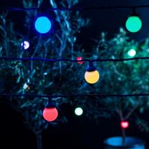 Guirlande guinguette Led - PRO Couleurs (au mètre) 