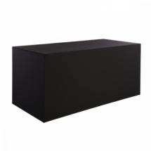 Pack Grand Buffet CUBE 200 x 80 - Haut. 90 cm + Housse noire 