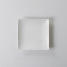 Mini assiette carrée en Porcelaine 11,7 cm 