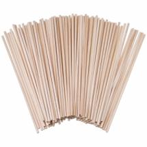 Lot de 100 bâtonnets 28 cm pour Barbe à Papa et gaufres épis