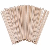 Lot de 100 bâtonnets 29 cm pour Barbe à Papa et gaufres épis